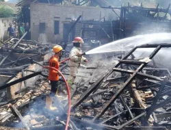Detik-detik Kebakaran Hanguskan Rumah Warga di Gegerbitung, Kerugian Capai Rp 50 Juta