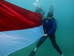 VIDEO ODC USK Gebrak HUT RI ke-80! Kibarkan Bendera di Bawah Laut dan Lestarikan Alam