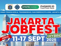 Jakarta Job Festival 2025 Siap Digelar, Hadirkan 90 Perusahaan dan Walk-in Interview Gratis