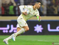 Cristiano Ronaldo Gemilang di Laga ke-1300 Cetak Dwigol untuk Al Nassr