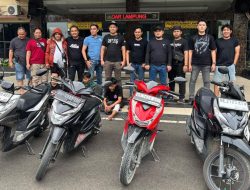 Pencuri Motor Bersenjata Beraksi di 4 Tempat dalam Sehari 7 Motor Disita