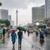 Jakarta Diguyur Hujan Ringan Hari Ini Sejumlah Wilayah Berpotensi Lebat